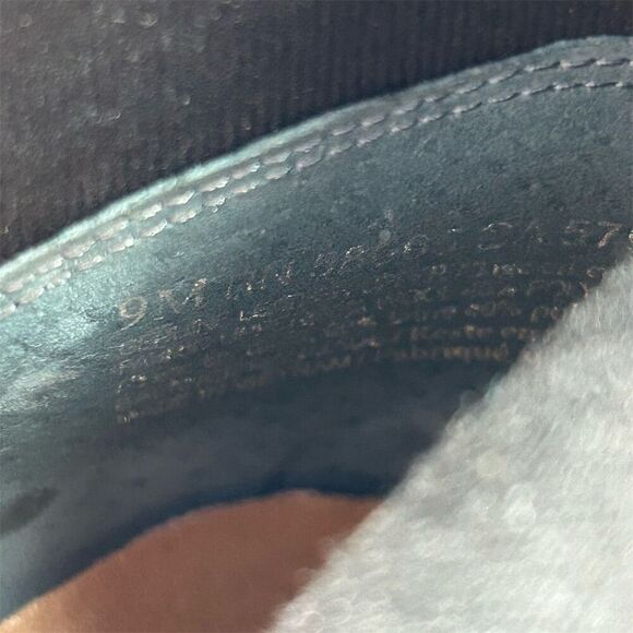 Caslon Oaklee Women's Gray Leather Ankle Booties Size 9 Water Resistant Casual - Picture 13 of 13